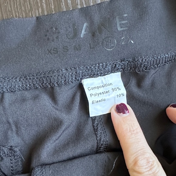 Jane Black Joggers with Gold Zipper Detail – Size XL - Picture 3 of 4